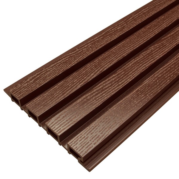 Фасадная доска из ДПК Faynag Wood Рейка Шоколад купить в Омске