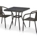 Комплект плетеной мебели AFINA из иск. ротанга T282BNT/Y137C-W53 Brown 2Pcs купить в Омске