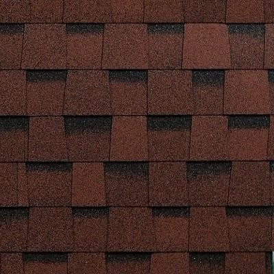 Двухслойная ламинированная черепица Shinglas, серия Фазенда – Красный купить в Омске