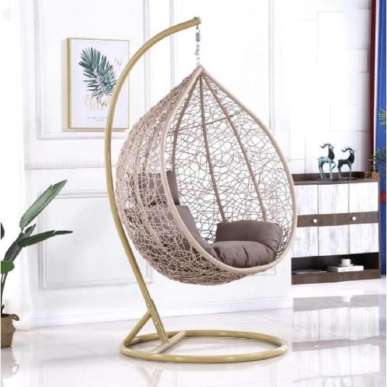 Кресло Подвесное из искусственного ротанга AFM-169A-XLB Beige купить в Омске