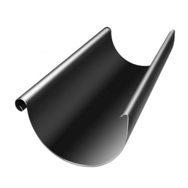 Водосток Grand Line 125x90 – Желоб 3м RAL 9005 купить в Омске