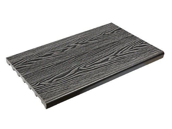 Ступень полнотелая из ДПК Deckart Step 3D Графит купить в Омске