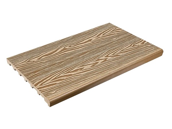 Ступень полнотелая из ДПК Deckart Step 3D Орех купить в Омске
