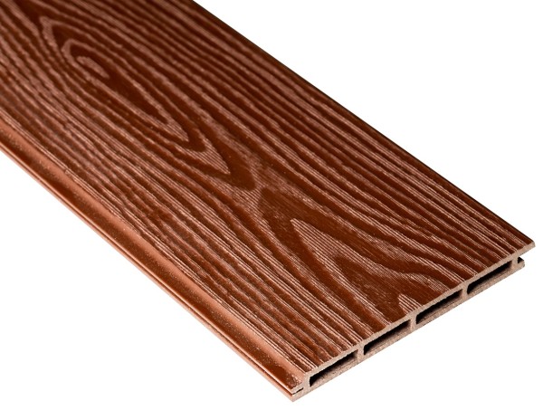 Фасадная доска из ДПК 3D Faynag - Шоколад купить в Омске