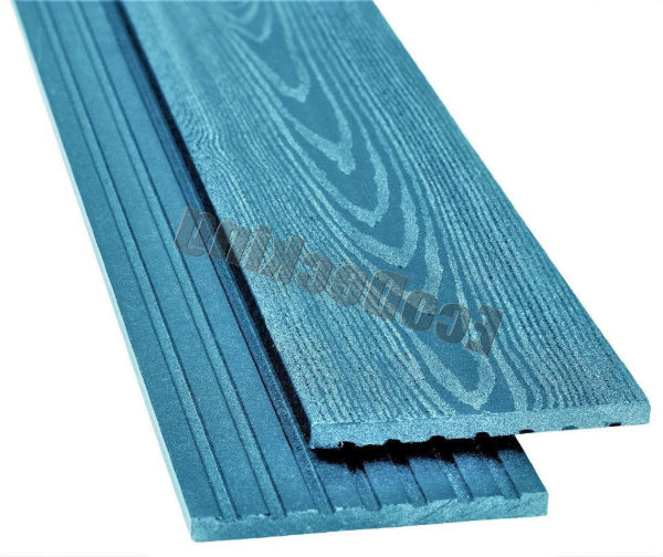 Заборная доска   из ДПК ECODECKING Лазурь купить в Омске