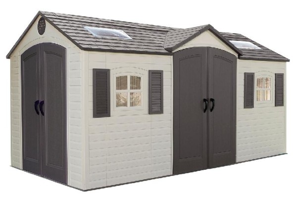 Сарай пластиковый LifeTime 15x8 DD купить в Омске