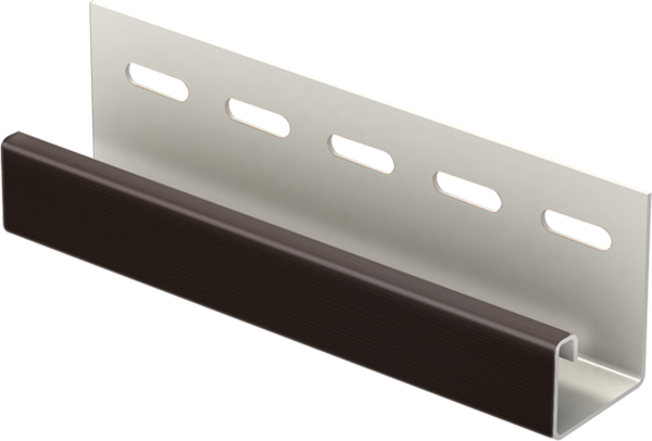 J-планка к Софиту PRO Тёмно коричневый купить в Омске