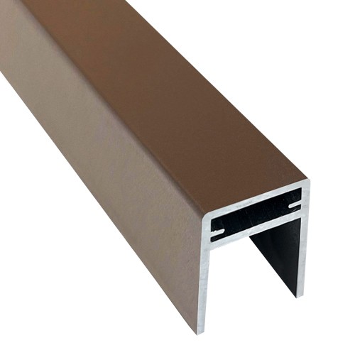 П-профиль Алюминиевый EasyDecking 35x25 Венге купить в Омске