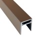 П-профиль Алюминиевый EasyDecking 35x25 Венге купить в Омске