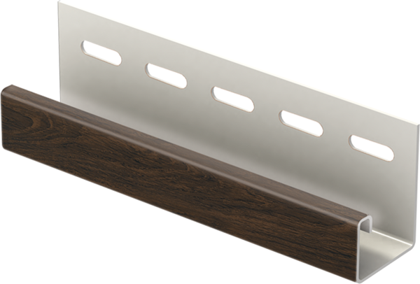 J-планка к Софиту PRO Тёмный орех купить в Омске