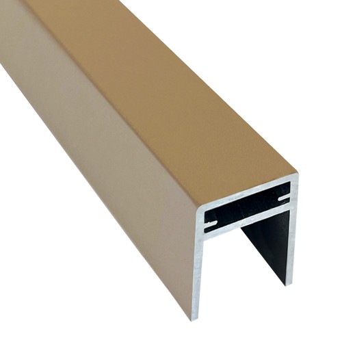 П-профиль Алюминиевый EasyDecking 35x25 Дуб купить в Омске