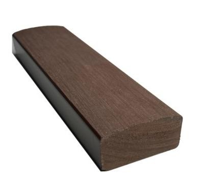 Лавочный брус Ecodecking Некст полнотелый брашированный 70х35 шоколад купить в Омске