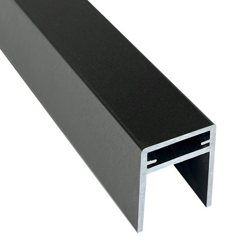 П-профиль Алюминиевый EasyDecking 35x25 Черное дерево купить в Омске