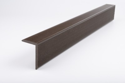 Угол торцевой Ecodecking Титан 60х40х3000 Шоколад