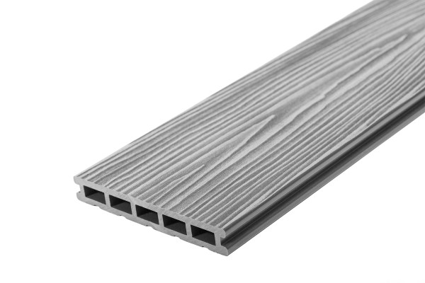 Террасная доска из ДПК RusDecking Unodeck Mogano - Серый купить в Омске
