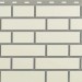 Фасадная панель Альта-Профиль, Кирпич Клинкерный, Белый купить в Омске