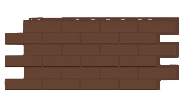 Фасадная панель T-Siding Кирпич Модерн Эко Браун купить в Омске