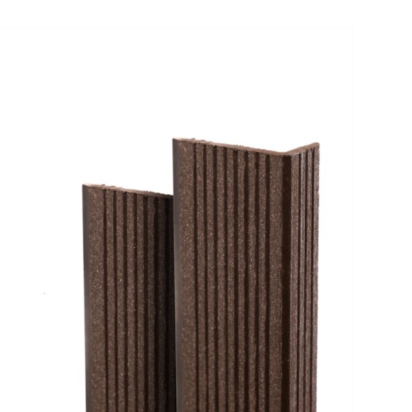 Угол торцевой Ecodecking Техно 70х35x3000 Шоколад купить в Омске