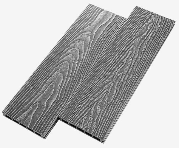 Террасная доска из ДПК RusDecking Unodeck Vintage - Серый купить в Омске