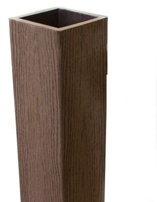 Столб опорный Woodvex Co-Extrusion Темно - Коричневый купить в Омске